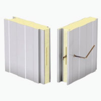 Panneaux sandwichs à clé.